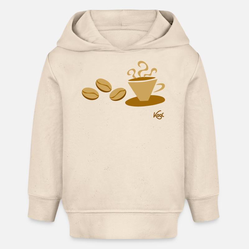 Tasse de café1 - Sweat à capuche bébé bio Stanley/Stella - écru doux