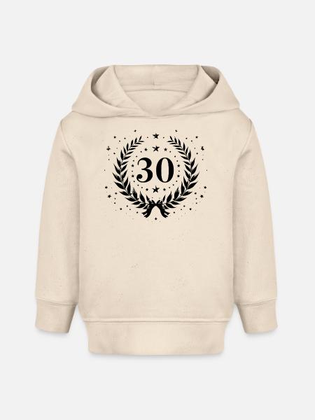 Dreißig 30 - Baby Organic Hoodie Baby Cruiser von Stanley/Stella - Natur