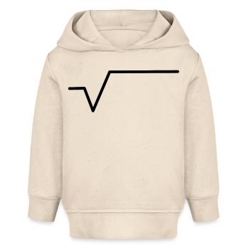Wurzel Mathe Quadrattwurel mathematisch - Baby Organic Hoodie Baby Cruiser von Stanley/Stella - Natur - Vorne