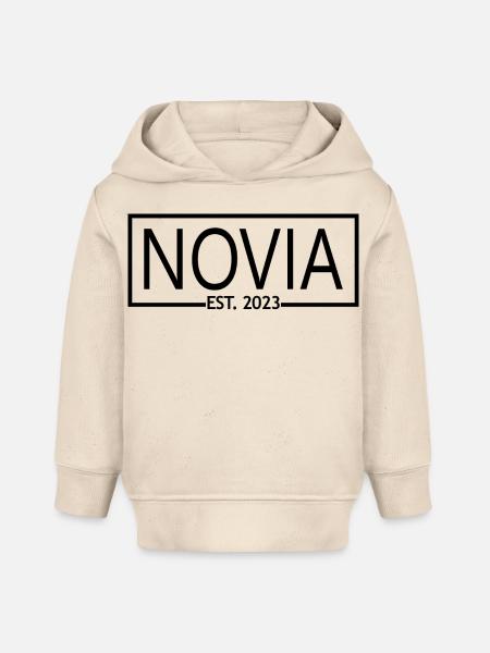 2023 Verlobung Brautdusche Hochzeit - Baby Organic Hoodie Baby Cruiser von Stanley/Stella - Natur