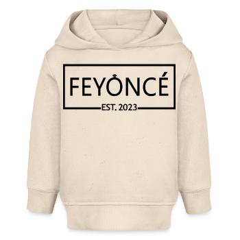 Feyoncé Est. 2023 - Braut zu werden - Verlobungsfeier - Baby Organic Hoodie Baby Cruiser von Stanley/Stella - Natur - Vorne