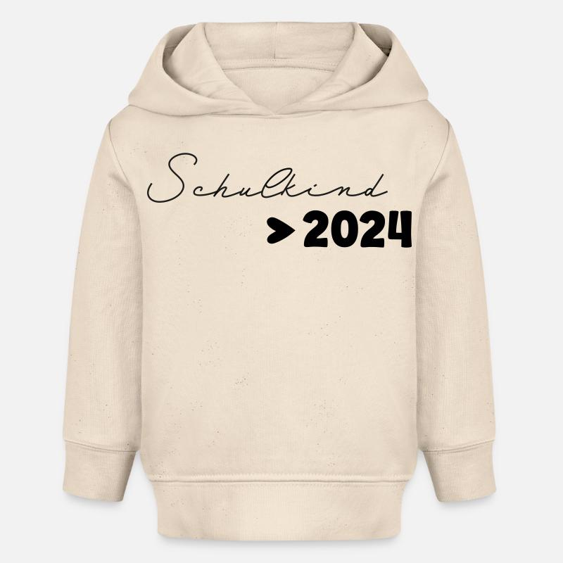 Écolier 2024 - Sweat à capuche bébé bio Stanley/Stella - écru doux