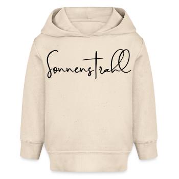 Mein Sonnenstrahl - Nickname - Baby Organic Hoodie Baby Cruiser von Stanley/Stella - Natur - Vorne