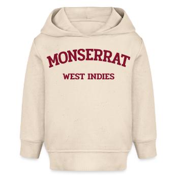 Monserrat - Plymouth - Caribbean - West Indies - Baby Organic Hoodie by Stanley/Stella - soft Ecru - Front