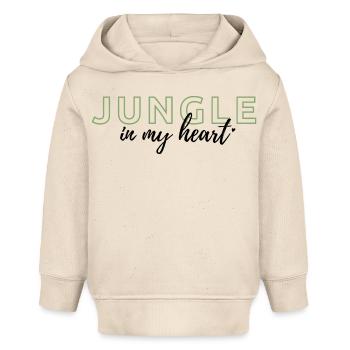 Jungle in my Heart - Baby Organic Hoodie Baby Cruiser von Stanley/Stella - Natur - Vorne