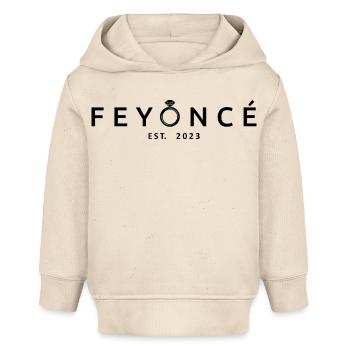 Feyoncé Est. 2023 - Braut zu werden - Verlobungsfeier - Baby Organic Hoodie Baby Cruiser von Stanley/Stella - Natur - Vorne