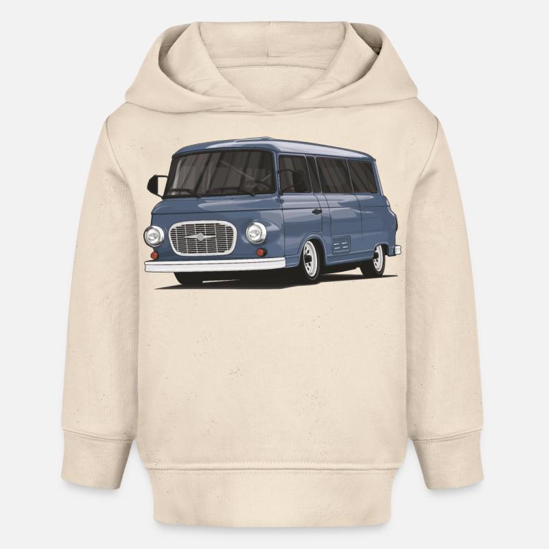 Barkas B1000 // Illustration - Sweat à capuche bébé bio Stanley/Stella - écru doux