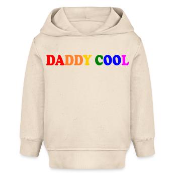 Daddy cool - Sweat à capuche bébé bio Stanley/Stella - écru doux - Devant