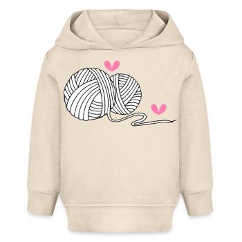 Stricken Stricken Häkeln Stricker - Baby Organic Hoodie Baby Cruiser von Stanley/Stella - Natur - Vorne