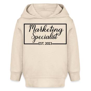 Spécialiste Marketing Est. Marketing diplômé 2023 - Sweat à capuche bébé bio Stanley/Stella - écru doux - Devant