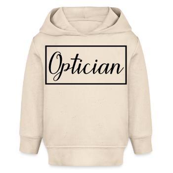 Opticien fier Étudiant Opticien diplômé - Sweat à capuche bébé bio Stanley/Stella - écru doux - Devant
