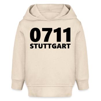 0711 Vorwahl Stuttgart Neckar Schwaben - Baby Organic Hoodie Baby Cruiser von Stanley/Stella - Natur - Vorne
