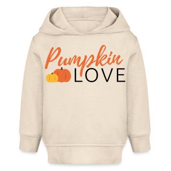 Pumpkin love / Kürbisliebe - Baby Organic Hoodie Baby Cruiser von Stanley/Stella - Natur - Vorne