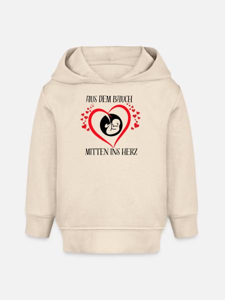 Aus dem Bauch - Baby Organic Hoodie Baby Cruiser von Stanley/Stella - Natur