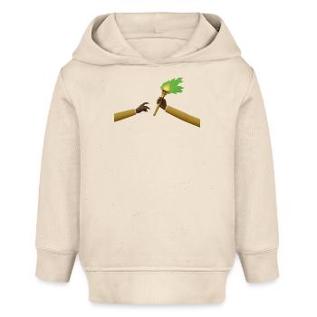 Kongo – Übergang der Flamme Zaire - Baby Organic Hoodie Baby Cruiser von Stanley/Stella - Natur - Vorne