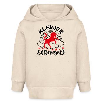 Little Angel Kid Unicorn Rainbow Baby Saying - Baby Organic Hoodie by Stanley/Stella - soft Ecru - Front