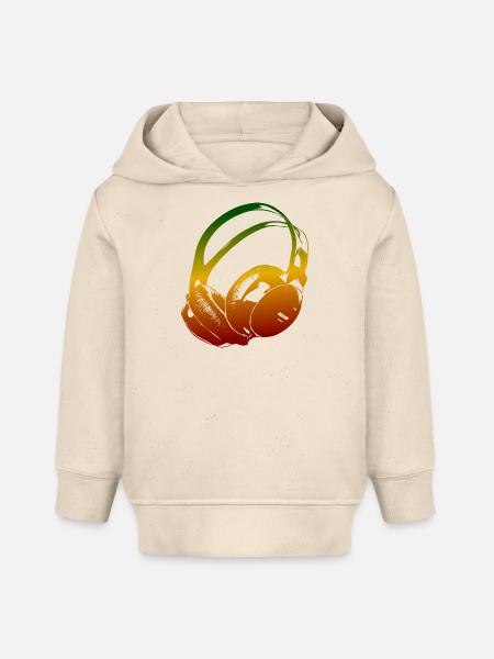 Kopfhörer Reggae - Baby Organic Hoodie Baby Cruiser von Stanley/Stella - Natur