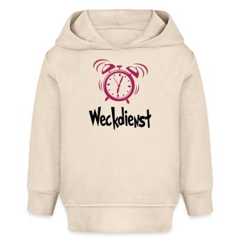 Baby Wecker Weckdienst Frühaufsteher Nachtaktiv - Baby Organic Hoodie Baby Cruiser von Stanley/Stella - Natur - Vorne