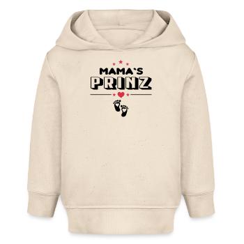 Mamas Prinz Liebling Baby Säugling - Baby Organic Hoodie Baby Cruiser von Stanley/Stella - Natur - Vorne