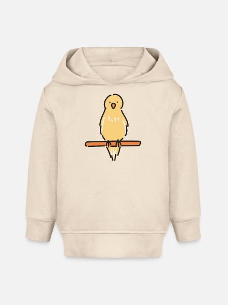 Melodischer Kanarienvogel - Baby Organic Hoodie Baby Cruiser von Stanley/Stella - Natur