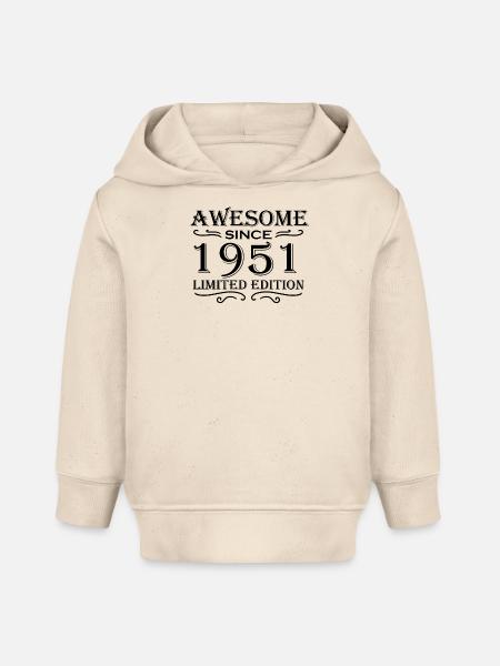 1951 - Baby Organic Hoodie Baby Cruiser von Stanley/Stella - Natur