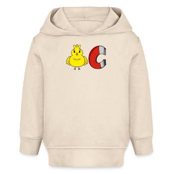 Küken Magnet - Baby Organic Hoodie Baby Cruiser von Stanley/Stella - Natur - Vorne