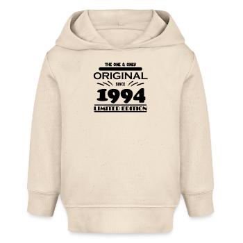 1994 - Baujahr 1994 - Jahrgang 1994 - Baby Organic Hoodie Baby Cruiser von Stanley/Stella - Natur - Vorne