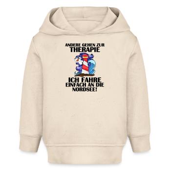 Nordsee Leuchtturm Möwe - Baby Organic Hoodie Baby Cruiser von Stanley/Stella - Natur - Vorne