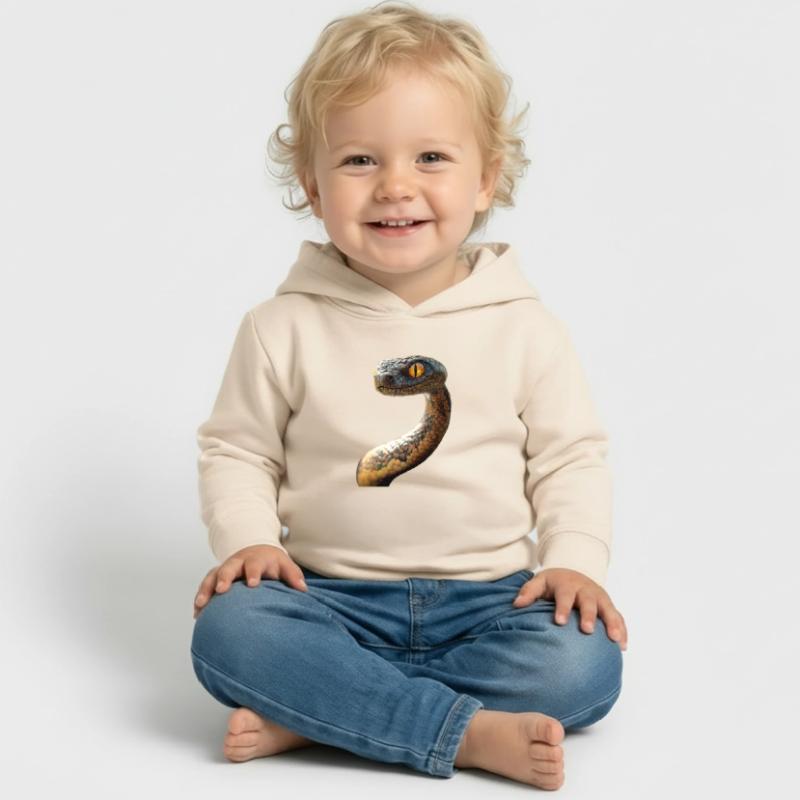 Snake Python Cobra Mamba Rattlesnake Snake Baby Organic Hoodie by Stanley/Stella