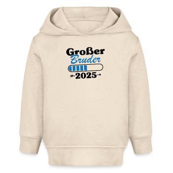 Großer Bruder Loading 2025 - Baby Organic Hoodie Baby Cruiser von Stanley/Stella - Natur - Vorne