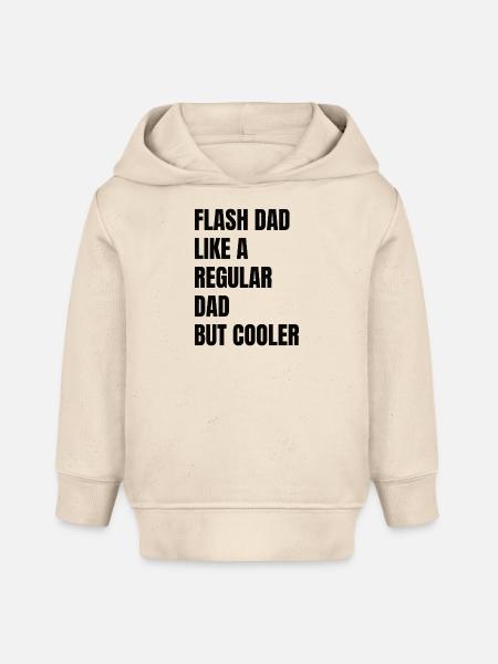 Bouldering Flash Papa Boulderer - Baby Organic Hoodie Baby Cruiser von Stanley/Stella - Natur