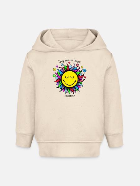 SmileyWorld_Unique Smile - Baby Organic Hoodie Baby Cruiser von Stanley/Stella - Natur