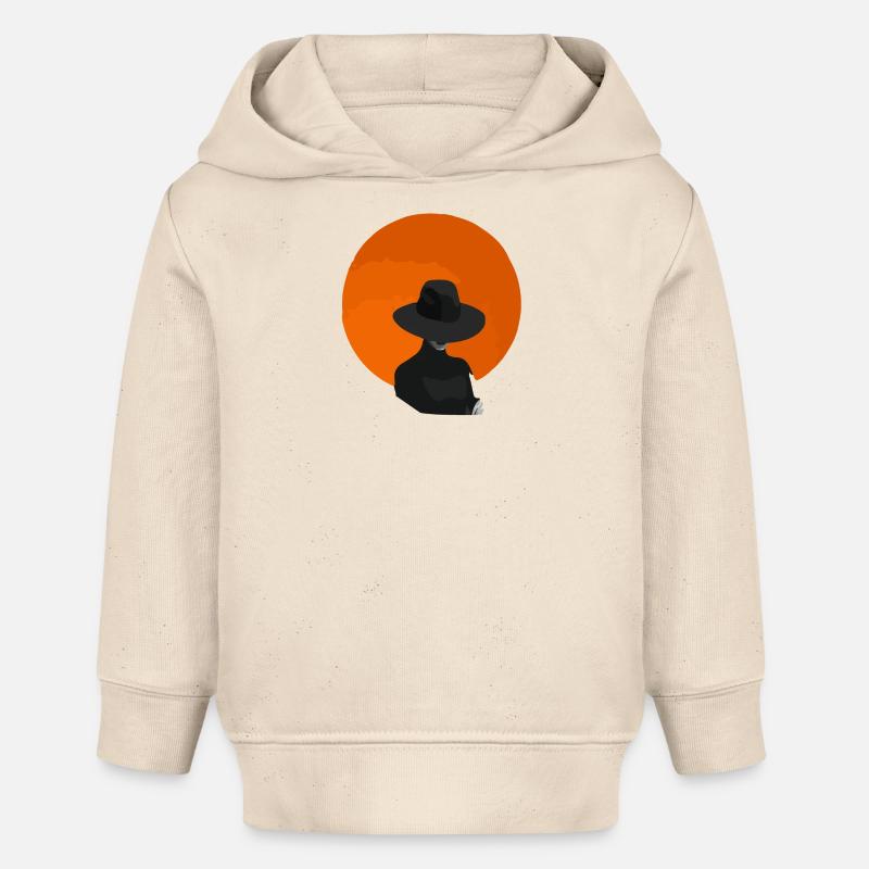 Femme avec chapeau - Sweat à capuche bébé bio Stanley/Stella - écru doux