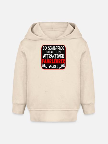 Fahrlehrer - Baby Organic Hoodie Baby Cruiser von Stanley/Stella - Natur