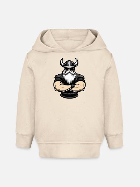 Wikinger Sonnenbrille - Baby Organic Hoodie Baby Cruiser von Stanley/Stella - Natur