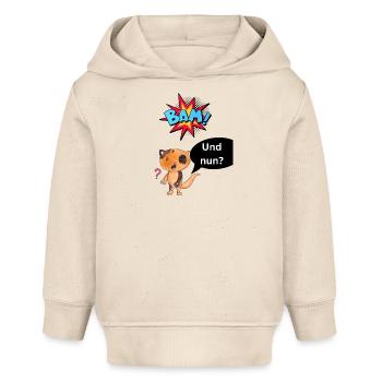 Bäm und nun? - Baby Organic Hoodie Baby Cruiser von Stanley/Stella - Natur - Vorne