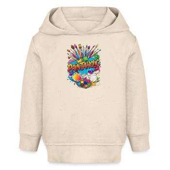 Maler malen Kind Geschenk - Baby Organic Hoodie Baby Cruiser von Stanley/Stella - Natur - Vorne
