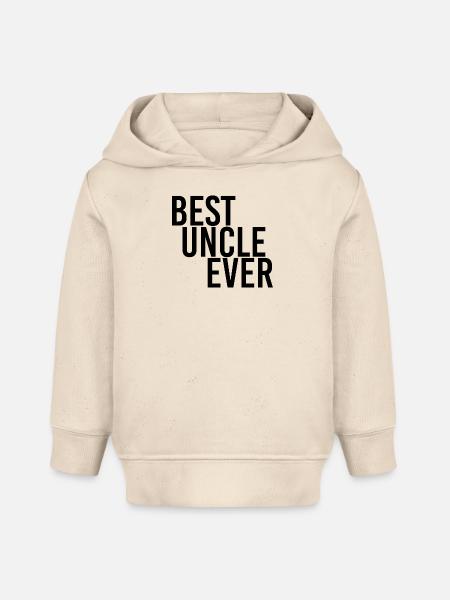 best uncle ever - Baby Organic Hoodie Baby Cruiser von Stanley/Stella - Natur