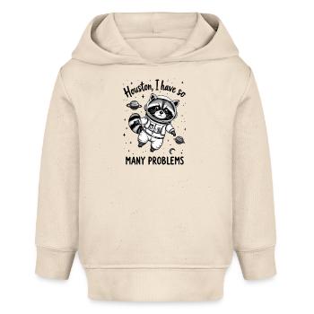 Houston, I have so many problems - Waschbär - Baby Organic Hoodie Baby Cruiser von Stanley/Stella - Natur - Vorne