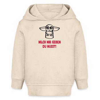 Baby Milch Fläschen - Baby Organic Hoodie Baby Cruiser von Stanley/Stella - Natur - Vorne