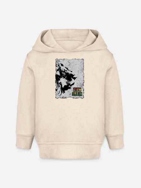 Reggae Zion Train Löwe - Baby Organic Hoodie Baby Cruiser von Stanley/Stella - Natur