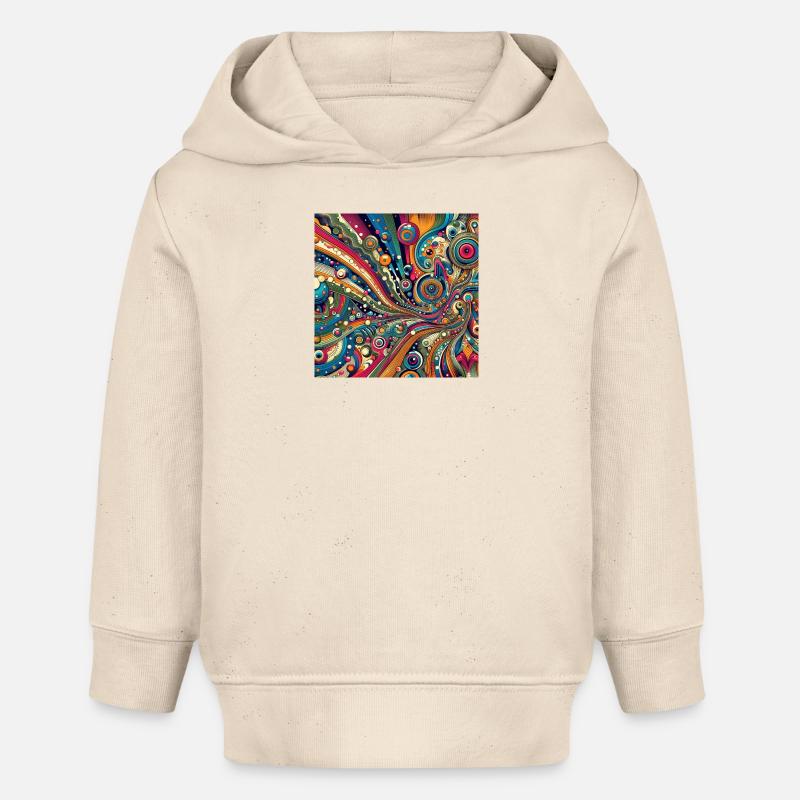 vintage - Sweat à capuche bébé bio Stanley/Stella - écru doux