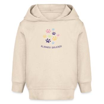 kleiner Bruder - Baby Organic Hoodie Baby Cruiser von Stanley/Stella - Natur - Vorne
