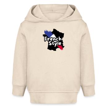 Französischer Stil - Baby Organic Hoodie Baby Cruiser von Stanley/Stella - Natur - Vorne