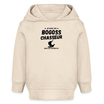 BOGOSS CHASSEUR - Sweat à capuche bébé bio Stanley/Stella - écru doux - Devant