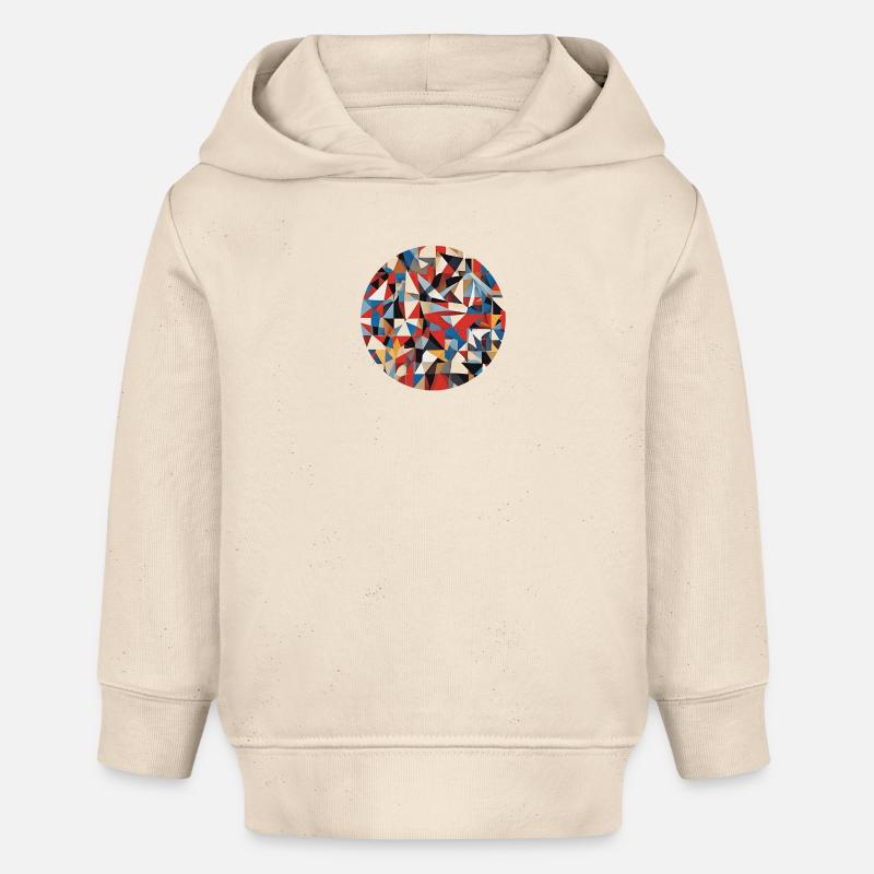 circle - Sweat à capuche bébé bio Stanley/Stella - écru doux