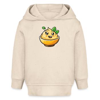 Lustige Senf Bowl Comic - Baby Organic Hoodie Baby Cruiser von Stanley/Stella - Natur - Vorne