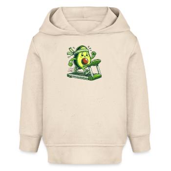 Eine sportliche Avocado - Baby Organic Hoodie Baby Cruiser von Stanley/Stella - Natur - Vorne