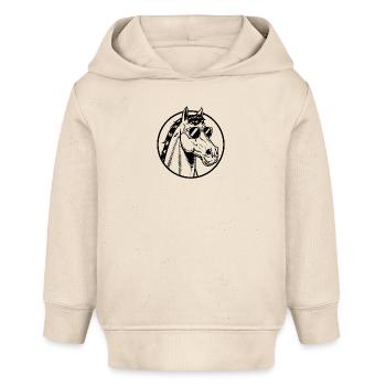 Reiten Reiten - Baby Organic Hoodie Baby Cruiser von Stanley/Stella - Natur - Vorne