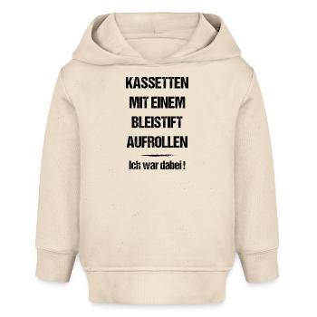 Kassetten mit einem Bleistift aufrollen - Baby Organic Hoodie Baby Cruiser von Stanley/Stella - Natur - Vorne